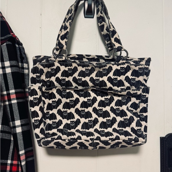bungalow 360 Handbags - Bungalow 360 Bat Print Purse Tote